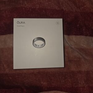 Oura Ring 4 New In Box. Men's Black Ring Size 15